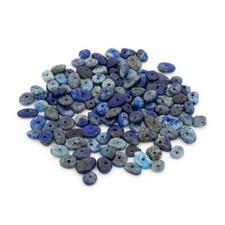 Lapis Lazuli Nuggets 20g gebohrt Edelstein Splitter Perlen Blau Naturstein