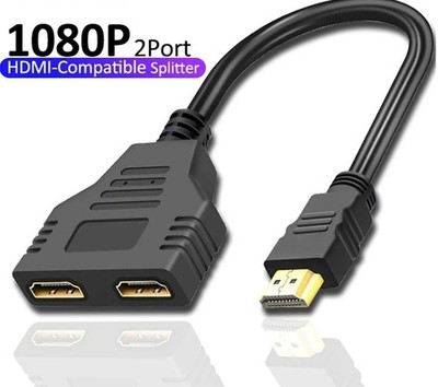 NEW 4K HDMI 2.0 Cable Splitter Switch UHD HDTV Switcher Signal Split 1 in 2 out