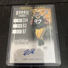 2016 Panini Contenders - Rookie Ticket Kenny Clark #167 (AU, RC)
