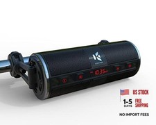 Motorcycle Speakers Bluetooth Waterproof Radio Audio System Built-in Black