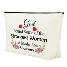 Sponsor Gift for Women Makeup Bag Sponsor Appreciation Gift AA NA Addiction R...