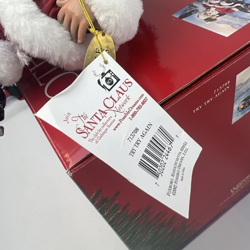 Clothtique Try Try Again Santa Skating Ledge Sitter Christmas Possible Dreams - Picture 8 of 16