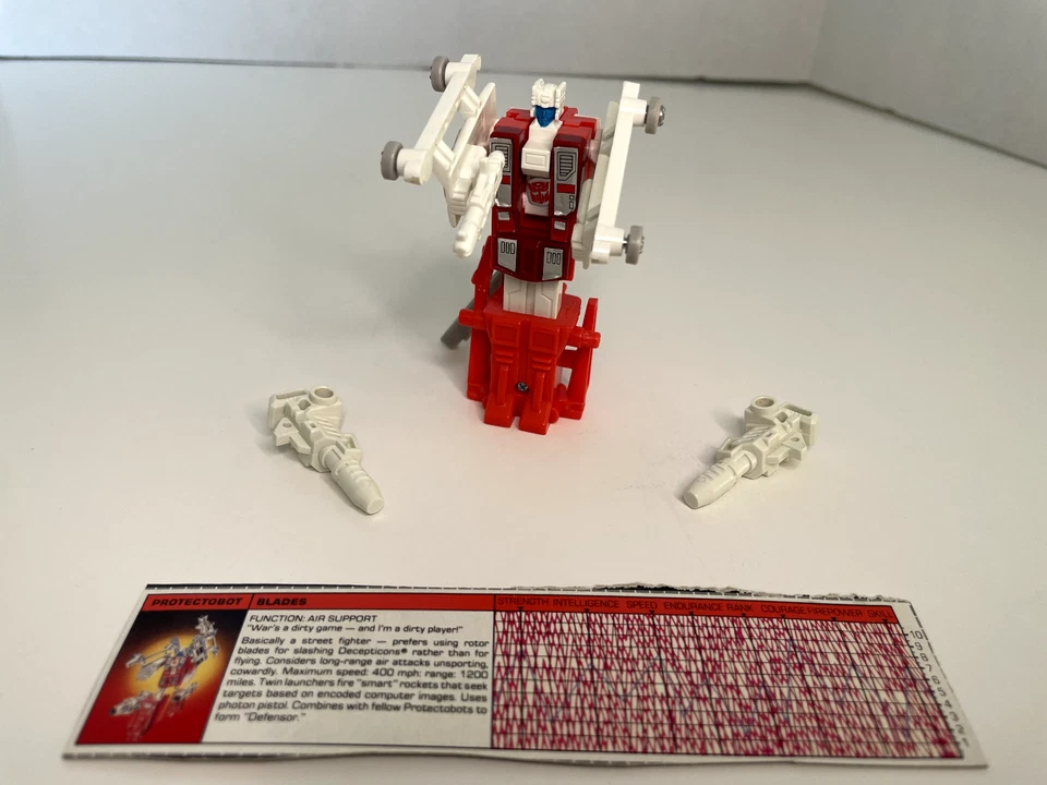De colección Transformers G1 Blades Defensor COMPLETO 1986 Hasbro Takara Foto 2 de 4