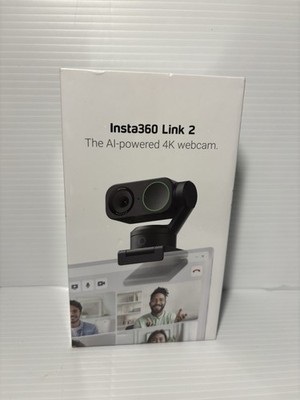 Insta360 - Link 2 PTZ 4K Webcam for Conferencing, Gaming & Streaming, 1/2'' Se...