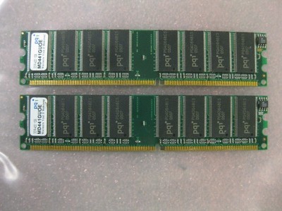2GB 2x1GB PC-3200 pq1 DDR-400 DESKTOP MEMORY KIT   MD441GU0E MD441GOE