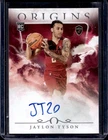 2024-25 Panini Origins Jaylon Tyson Auto Autograph RC #RA-JTC Cavaliers Rookie