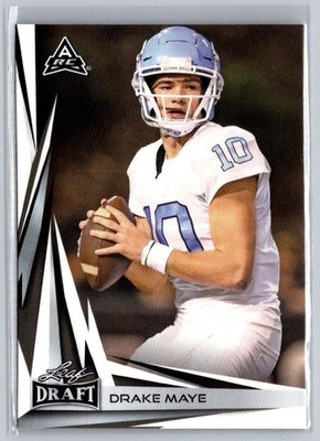 2023 Leaf Draft #B2-4 Drake Maye Base V2 NC Tar Heels, New England Patriots
