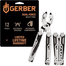 Gerber Gear Dual-Force Multitool - Heavy Duty, Center Axis Driver