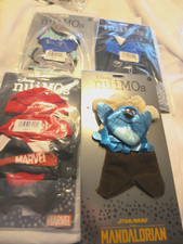 DISNEY NUIMOS OUTFITS LOT OF 4 ALL NIP MANDALOREAN, MARVEL , NEW YEAR'S FINERY