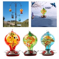 Outdoor Courtyard Leak-Proof Hanging Hummingbird Flower Feeder Easy to Clean