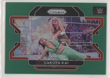 2022 Panini Prizm WWE Green Prizm Dakota Kai #99 0m4q