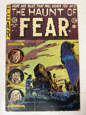 RARE! Haunt of Fear #28 1954 Graham Ingels Cover Art!  EC Comics