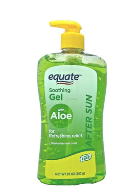 Equate Soothing Gel with Aloe for Refreshing Relief - Moisturizes & Cools- 20 OZ