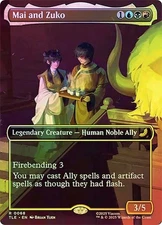 Foil Mai and Zuko (Borderless) [Avatar: The Last Airbender] MTG