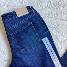 Seven7 Women’s Jeans Size 4 Straight Leg Mid Rise Blue Denim Pants