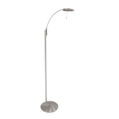 Steinhauer Stehleseleuchte 1-fl. ''Zenith'' 7862ST Stahl