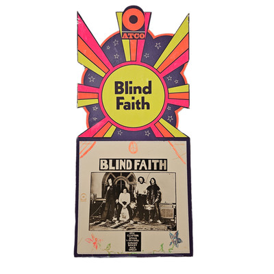 Vintage Blind Faith Store Display - Eric Clapton, Steve Winwood, Ginger Baker