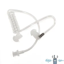REPLACEMENT CLEAR COILED ACOUSTIC TUBE FOR Radio EARPIECE