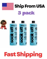 Onyx Professional Soak off Formula Nail Polish Remover, 16 fl oz