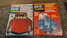 LOT 2 1970s ROD & CUSTOM MAGAZINE HOT ROD ROADSTER FORD V-8 CHEVY MINT 400
