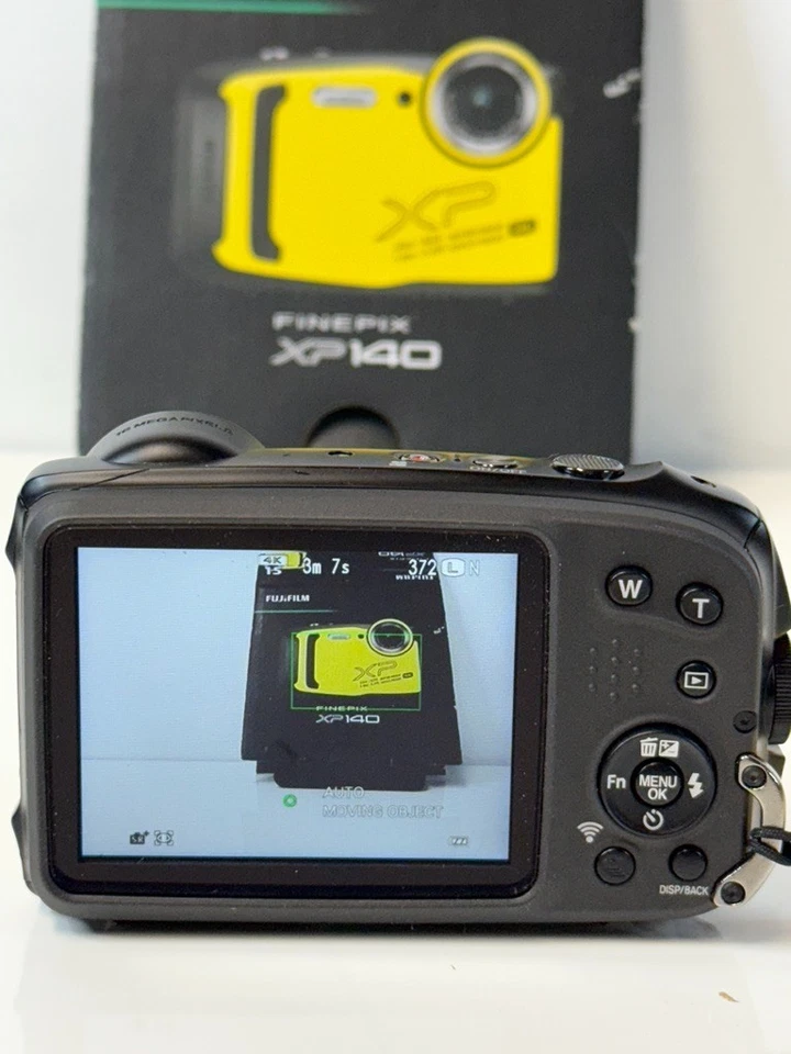 Fujifilm Finepix XP140 Waterproof 16.4MP Digital Camera - Yellow WiFi - Tested - Image 2 of 4