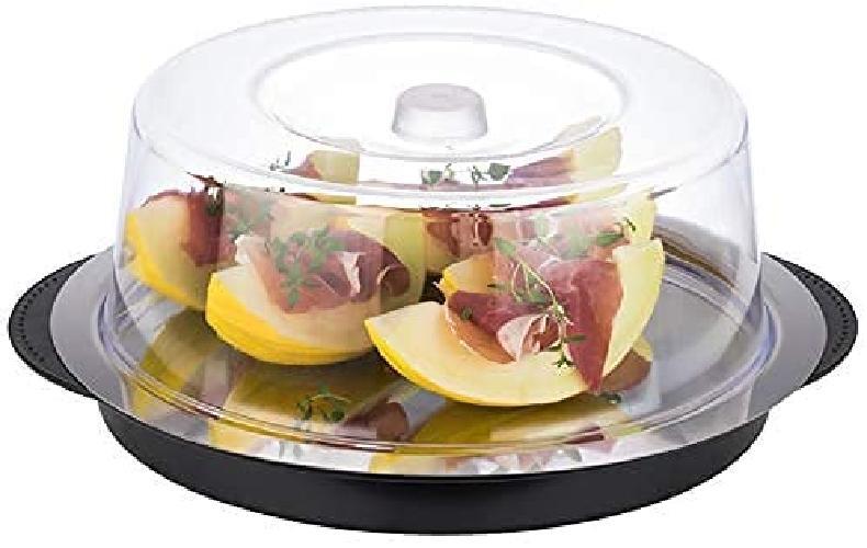 APS Thermo Tray Set, set composto da 1 vassoio robusto, 1 vassoio in acciaio ino