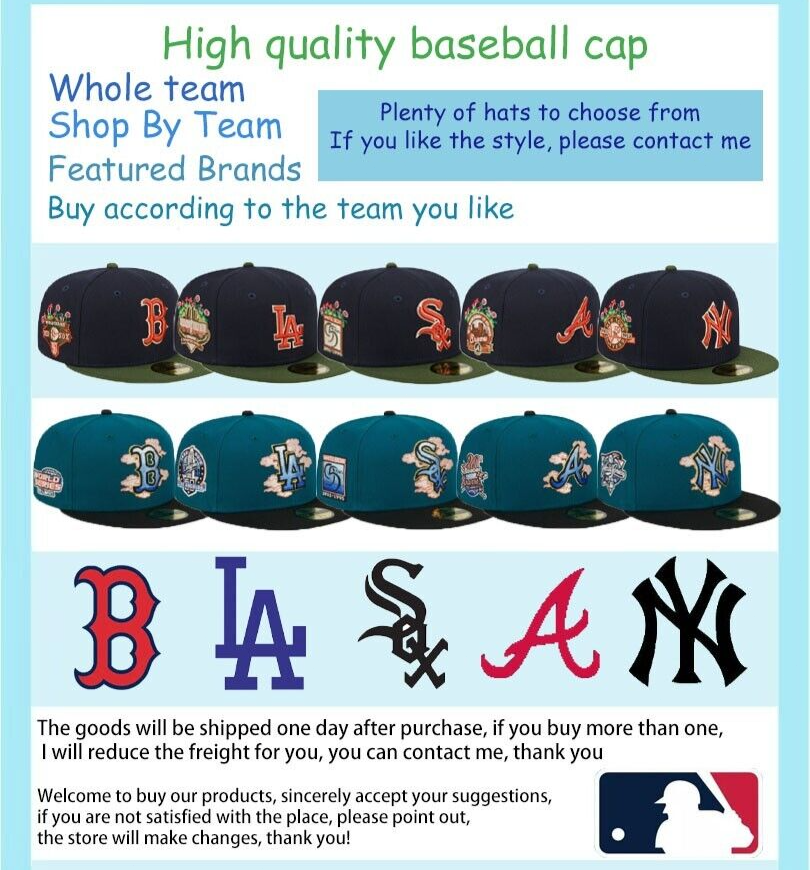 New MLB Multi-style team Baseball cap 59FIFTY Casual fitted Cap