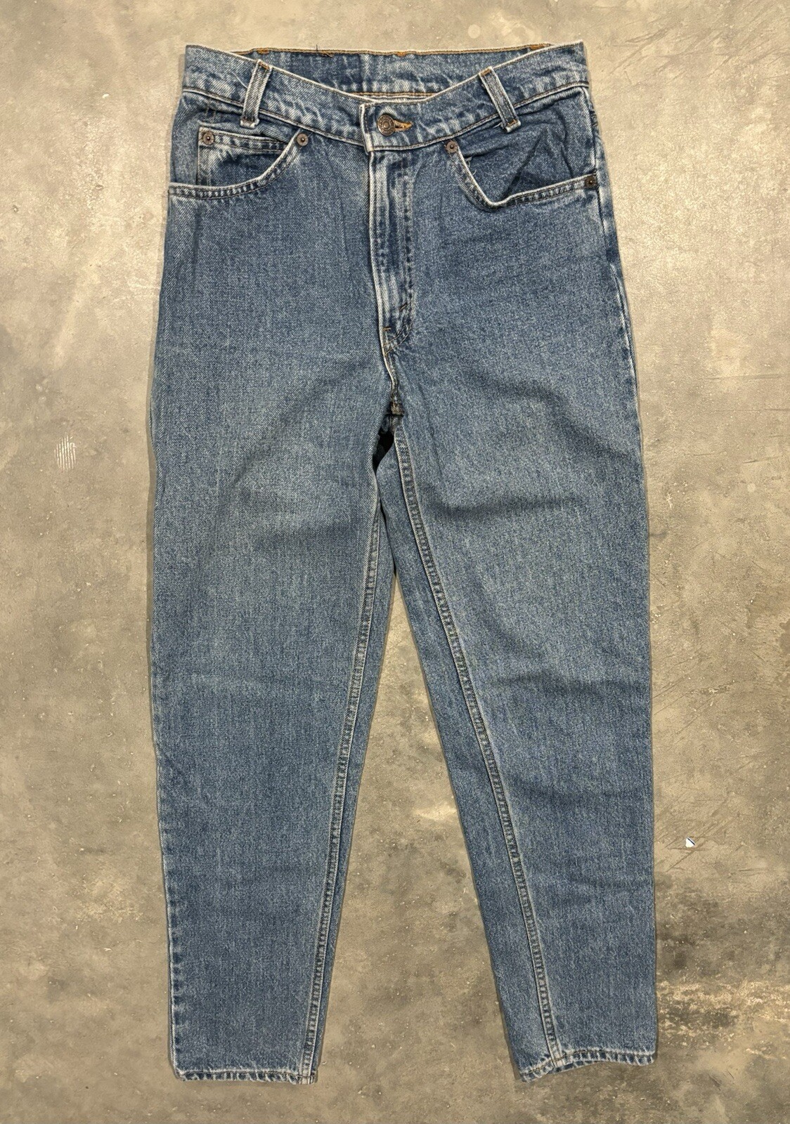 Vintage Levis 550 Jeans Mens 28x32 Student Fit Relaxed Tapered 90s Orange Tab