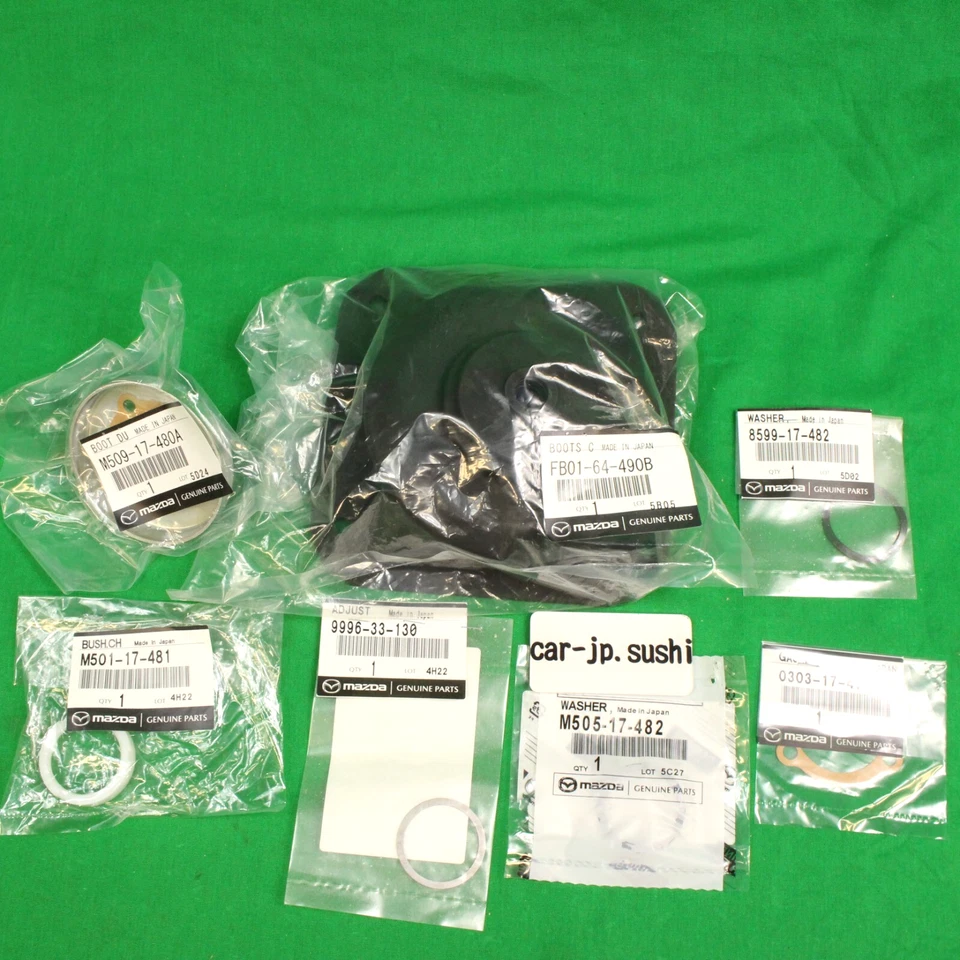 MAZDA 1985-1989 RX-7 FC3S Genuino Palanca de Cambio Engranaje Bota Aislador Polvo Bush KIT Foto 4 de 4