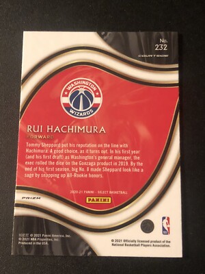2020 Panini Select Courtside Red White Orange Shimmer Prizm Rui