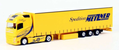 Herpa 926904 Volvo FH GL XL Megatrailer GPSZ Metzner NEU OVP #SL11