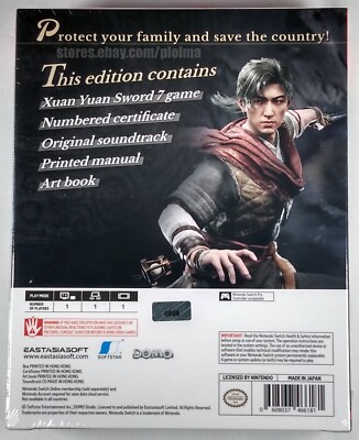 Nintendo Switch Yushin XUAN YUAN SWORD 7 LIMITED EDITION New Nintendo Switch Game Asian