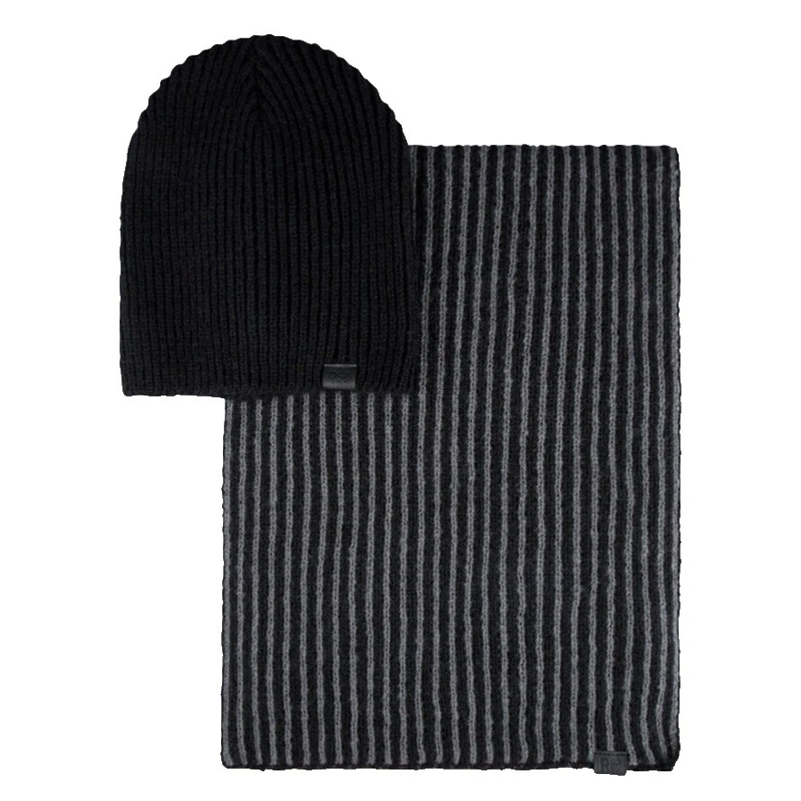 Poliéster Bufanda Bufandas Negro para Hombres