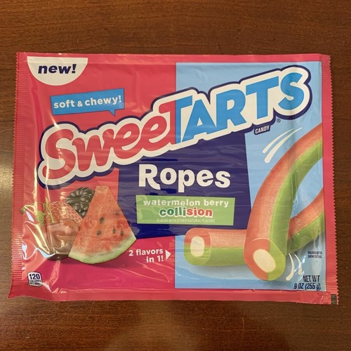 Sweet Tarts Ropes WATERMELON BERRY COLLISION Soft & Chewy 9 oz bag eBay