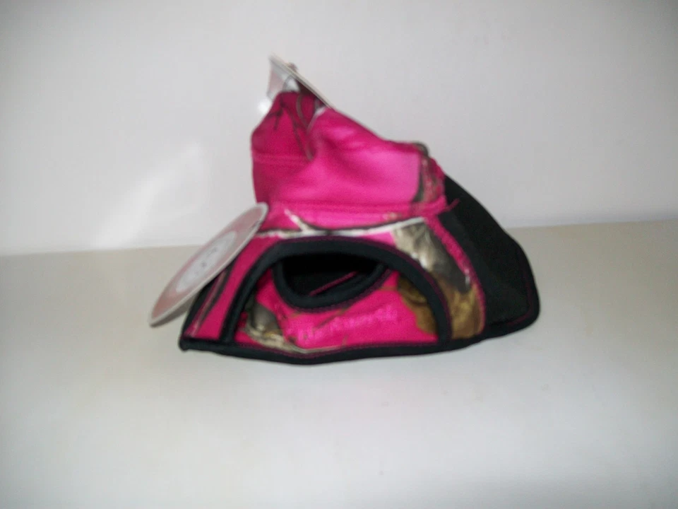Huntworth Realtree Ladies Tango Beanie w/Ponytail hole Pink One Size Fits All  - Image 4 of 4