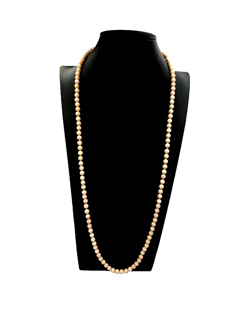 Collier En Corail Rose Naturel De Méditerranée - Italie - Bijou Authentique Et Ethnique - Occasion