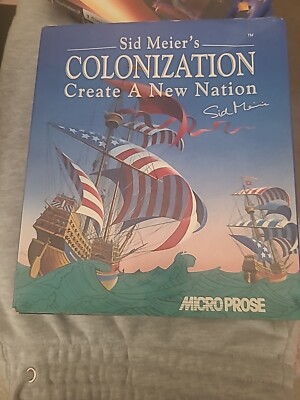 COLONIZATION IBM Pc CD Sid Meier's Original Colonization BIG BOX