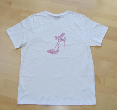 ! schönes Identic Shirt mit Schuhmotiv High Heel Gr. XL Baumwolle - NEU