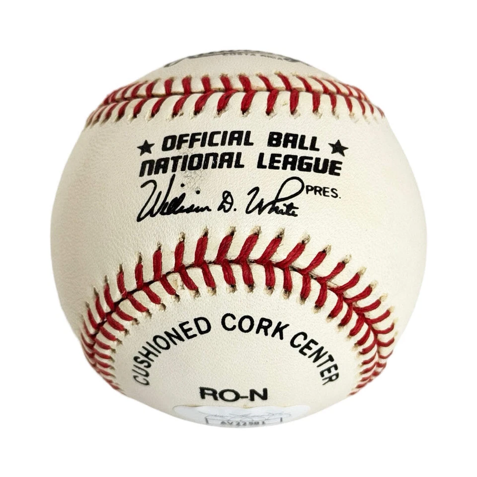 Bernard Gilkey Firmado William D White Presidente Rawlings Liga Nacional Oficial Foto 2 de 2