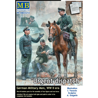 Master Box Ltd MB35212 1:35 ''Urgent Dispatch'' German Military Men, Wwii Era