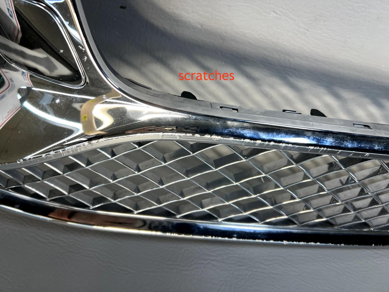 Right Front Bumper Lower Grille 2020-2023 Bentley Flying Spur 3SE807684 Chrome