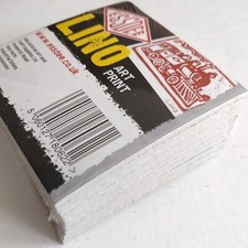 A6 size Lino pack 10 pieces - traditional grey natural for printmaking
