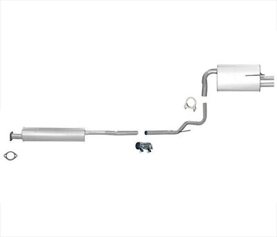 Complete Exhaust Resonator Muffler Pipe System for Nissan Altima 2.5L 02-06