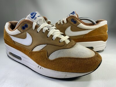 Nike Air Max 1 Premium Retro Curry White Brown Beige Mens