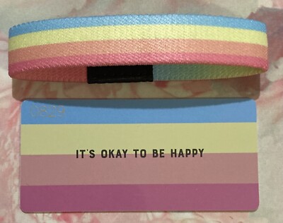 Zox It s Okay To Be Happy Armband und Karte.