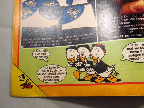 Micky Maus Nr.46 - Comic 1980 - mit Beilage, mit Schnipp - Walt Disney Magazin - Bild 2 von 4
