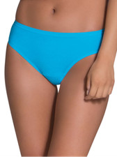 FRUIT OF THE LOOM WOMAN'S 24 PK ASSORTED COLORS SIZE 9 BIKINI ONLY 100 COTTON
