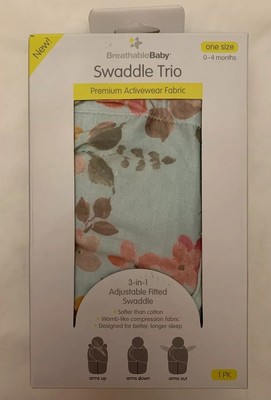 breathable baby swaddle trio
