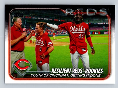 Resilient Reds Rookies: Youth of Cincinnati Getting It Down 2024 Topps #133