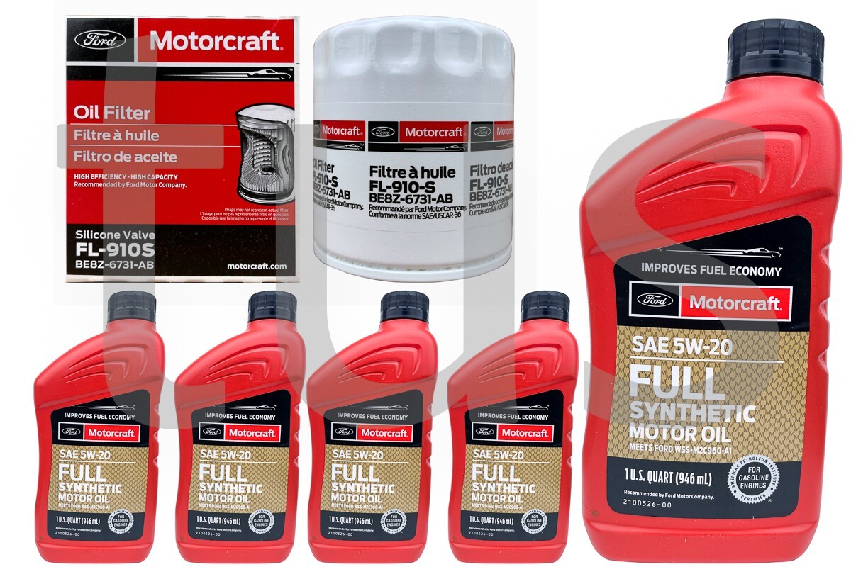 Full Synthetic Genuine Motorcraft Oil Change Kit 2014 Ford Focus